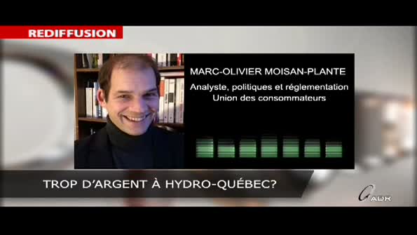 Trop d'argent à Hydro-Québec