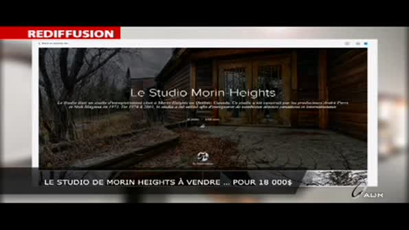 Le Studio de Morin-Heights à vendre pour 18 000$