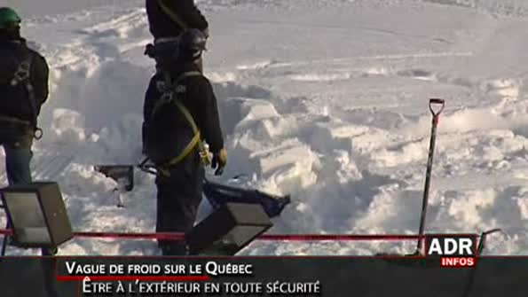Vague de froid sur le Québec 